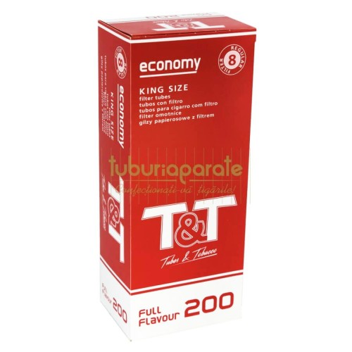 Tuburi Tigari T&T Economy 200 Bax (50 x 200)